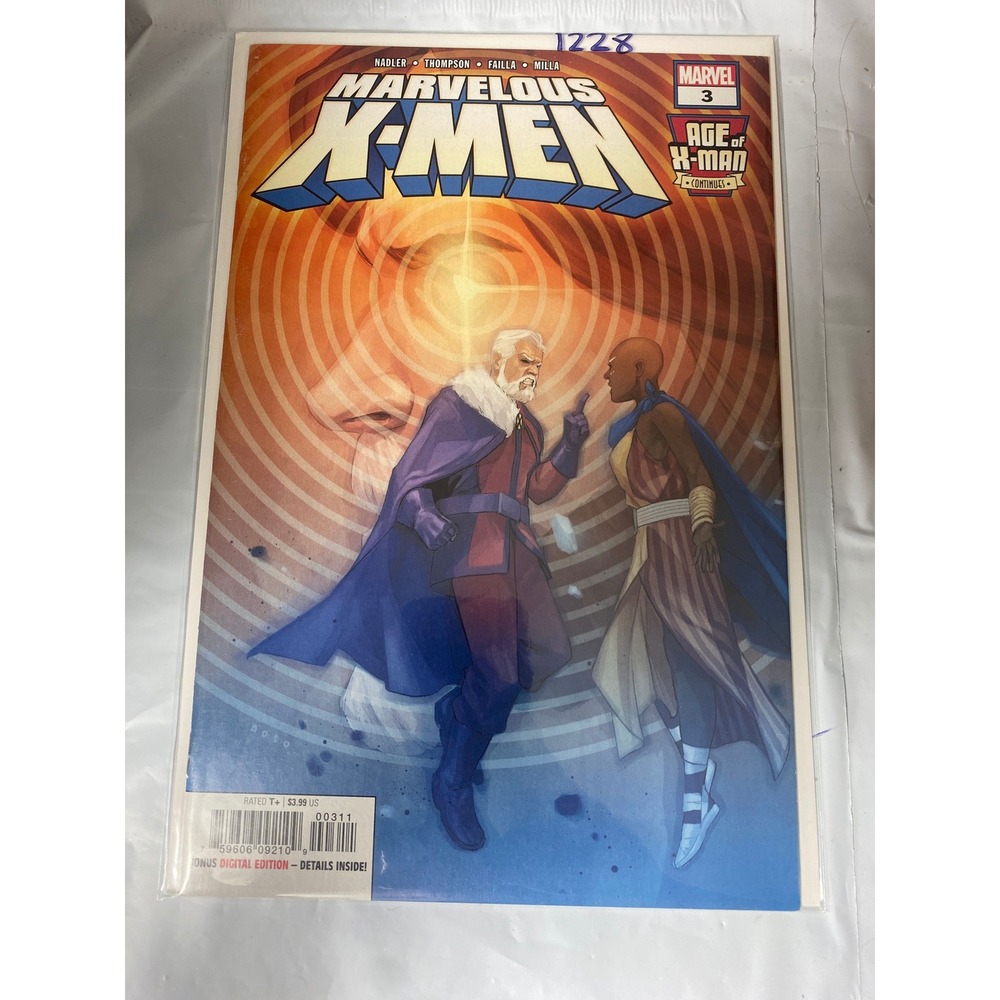 Marvelous X-Men 3 Age of X-Man Marvel Comics 2019 Magneto Bishop Phil Noto Cover